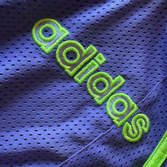 Adidas Purple And Green Tracksuit Matching Set Girls Size S - Picture 5 of 6